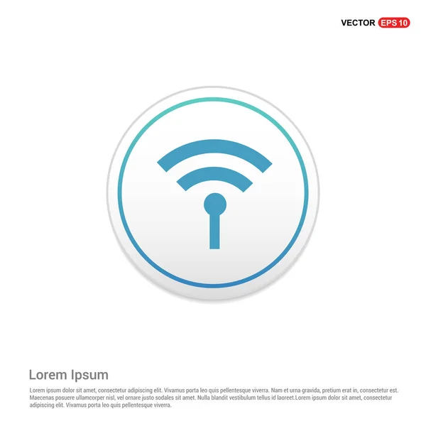 Icona del segnale wifi — Vettoriale Stock
