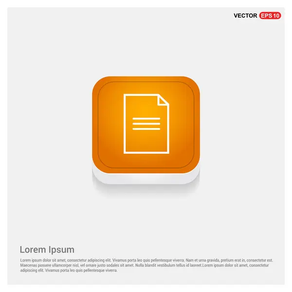 Text document icon — Stock Vector