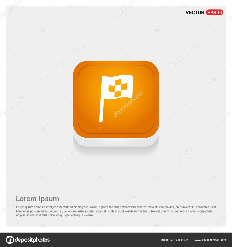 Icono bandera Rally — Vector de stock © ibrandify 131584734