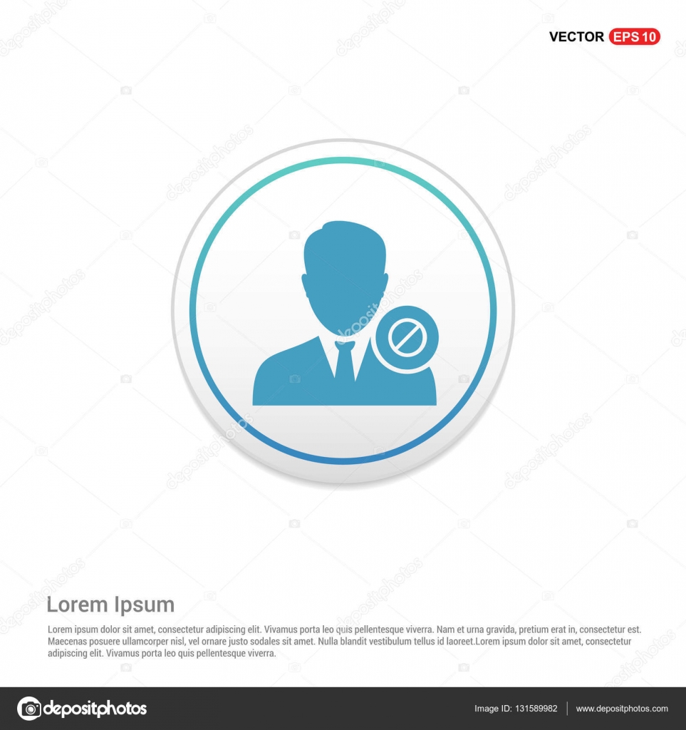 Bloquear icono usuario Vector de stock #131589982 de ©ibrandify, image size:963x1024