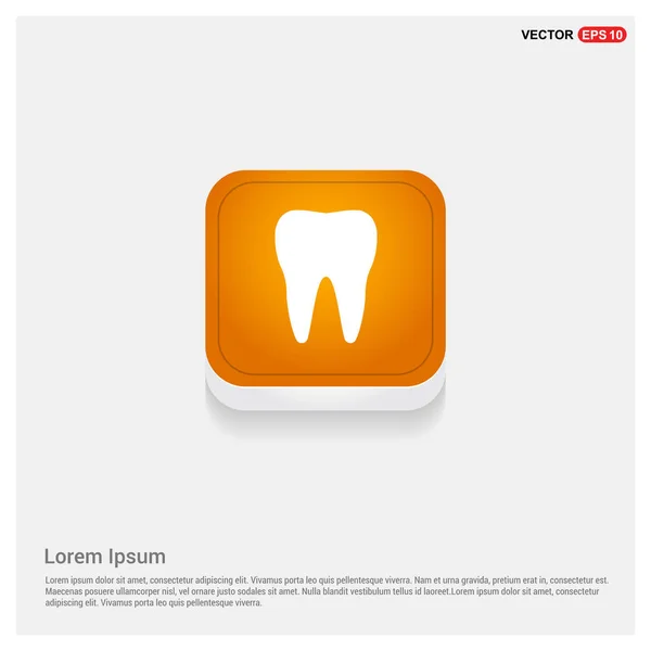Zahnmedizinische Ikone — Stockvektor