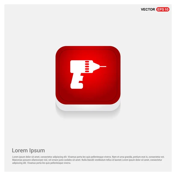 Drill web icon — Stock Vector