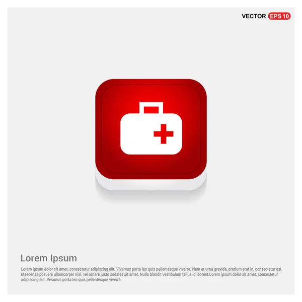 First aid kit icon — Stock Vector