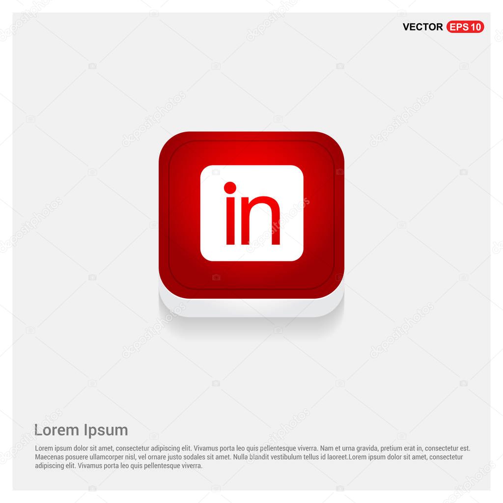 Social media logo icon, vector illustration