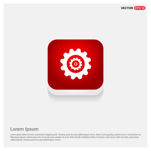 Gears web icon — Stock Vector
