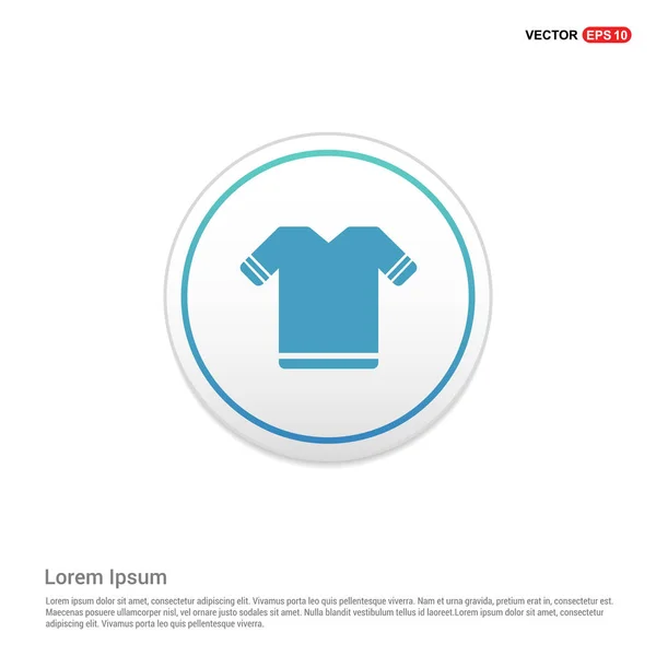 T-shirt Icona piatta — Vettoriale Stock