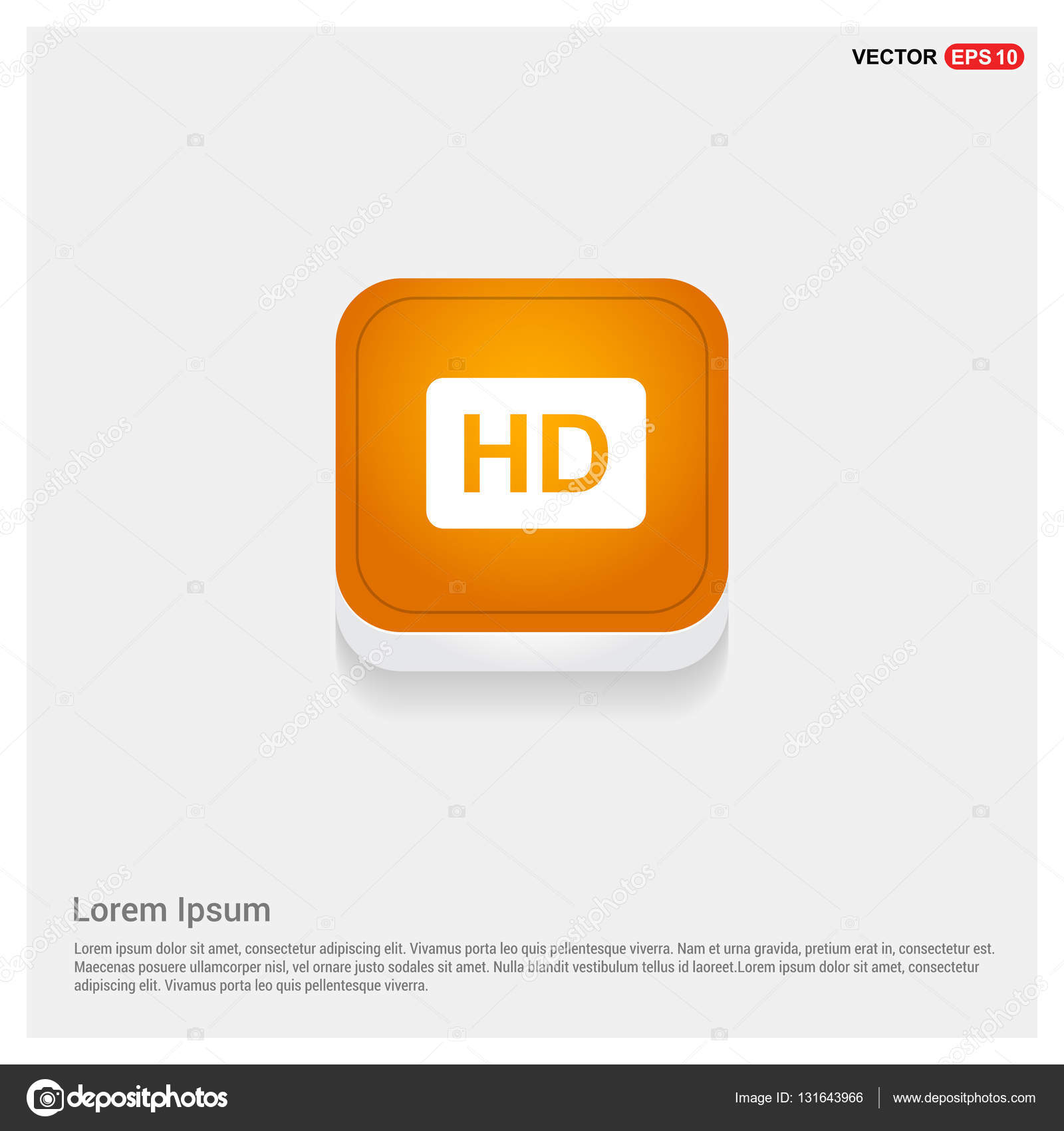 HD resolution icon Stock Vector Image by ©ibrandify 131643966