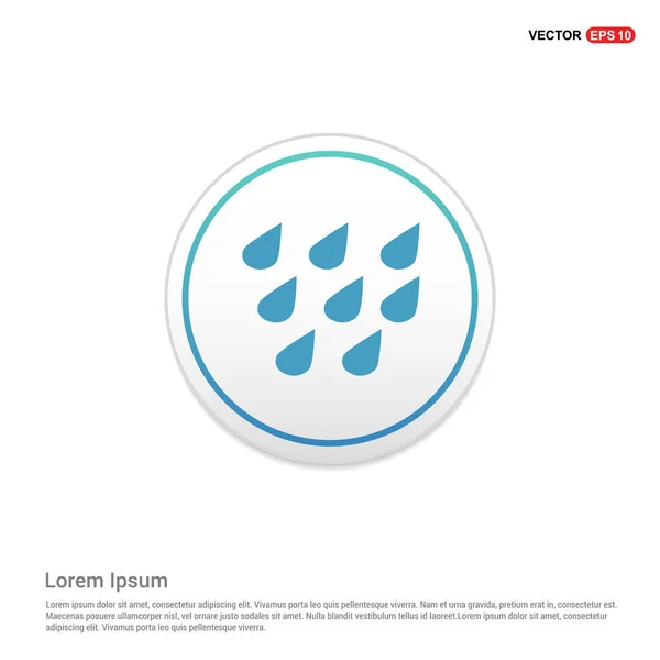 Water droplets icon — Stock Vector
