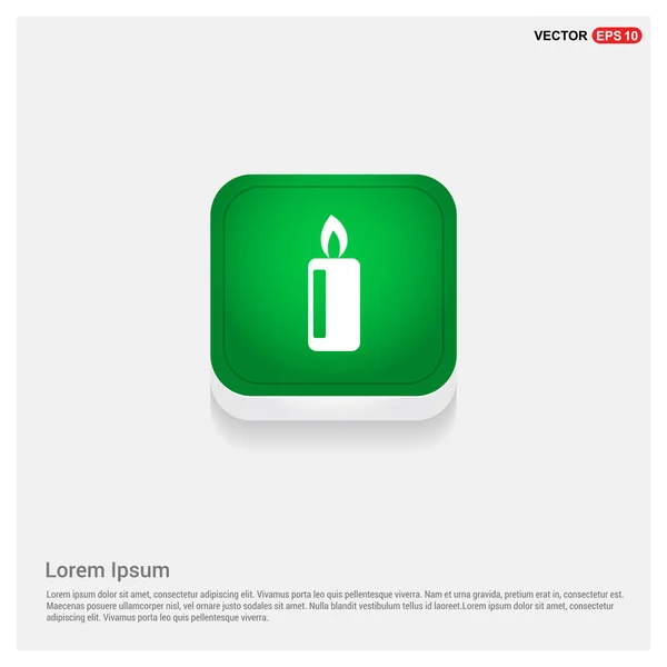Christmas candles icon — Stock Vector