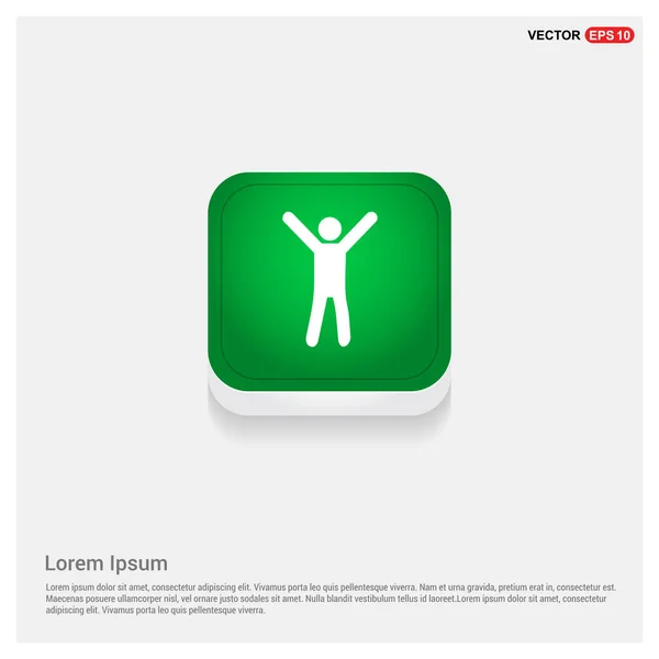 Fitness oefening pictogram — Stockvector