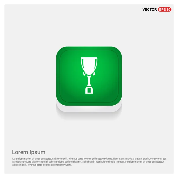 Kampioen cup pictogram — Stockvector