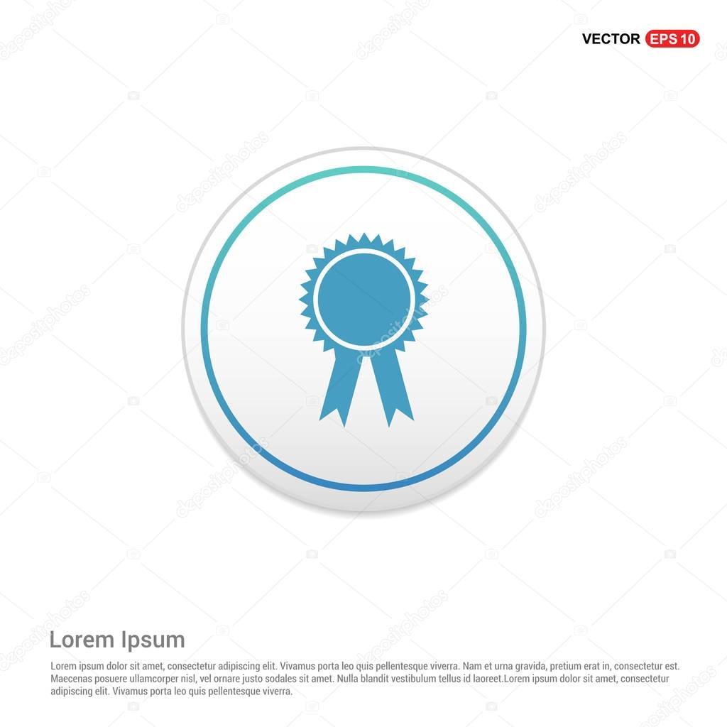 Medal award icon. vector illustration