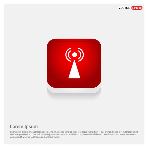 WiFi antenne signaalpictogram — Stockvector