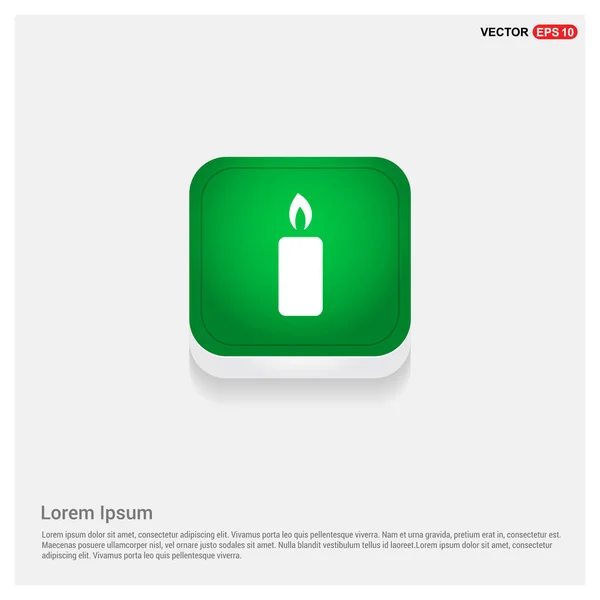 Christmas candles icon — Stock Vector