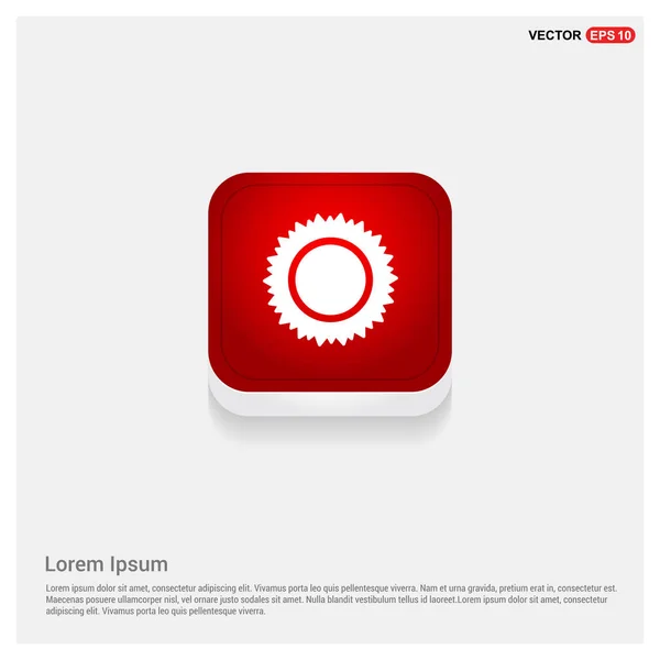 Tempo sol ícone logotipo — Vetor de Stock