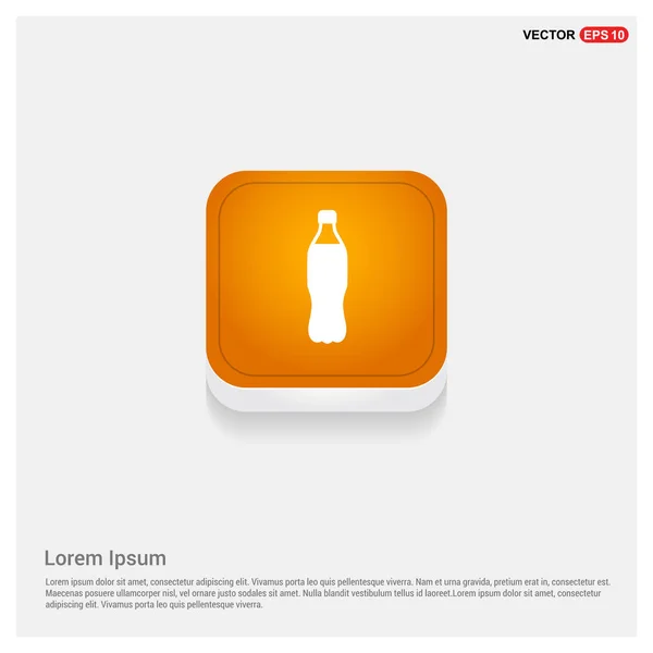 Icono de botella de plástico — Vector de stock