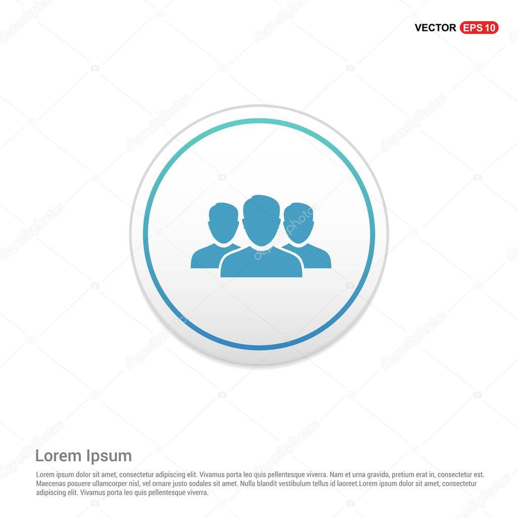 Group of people icon. vector illustration