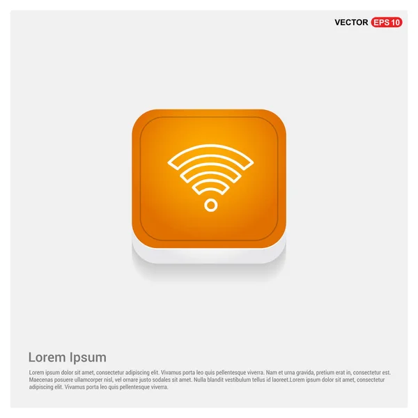 Ikona signálu wifi — Stockový vektor