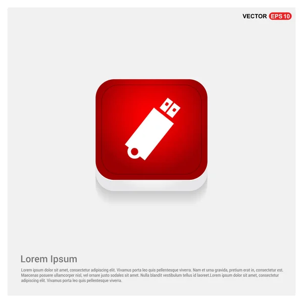 Icono de unidad flash USB — Vector de stock