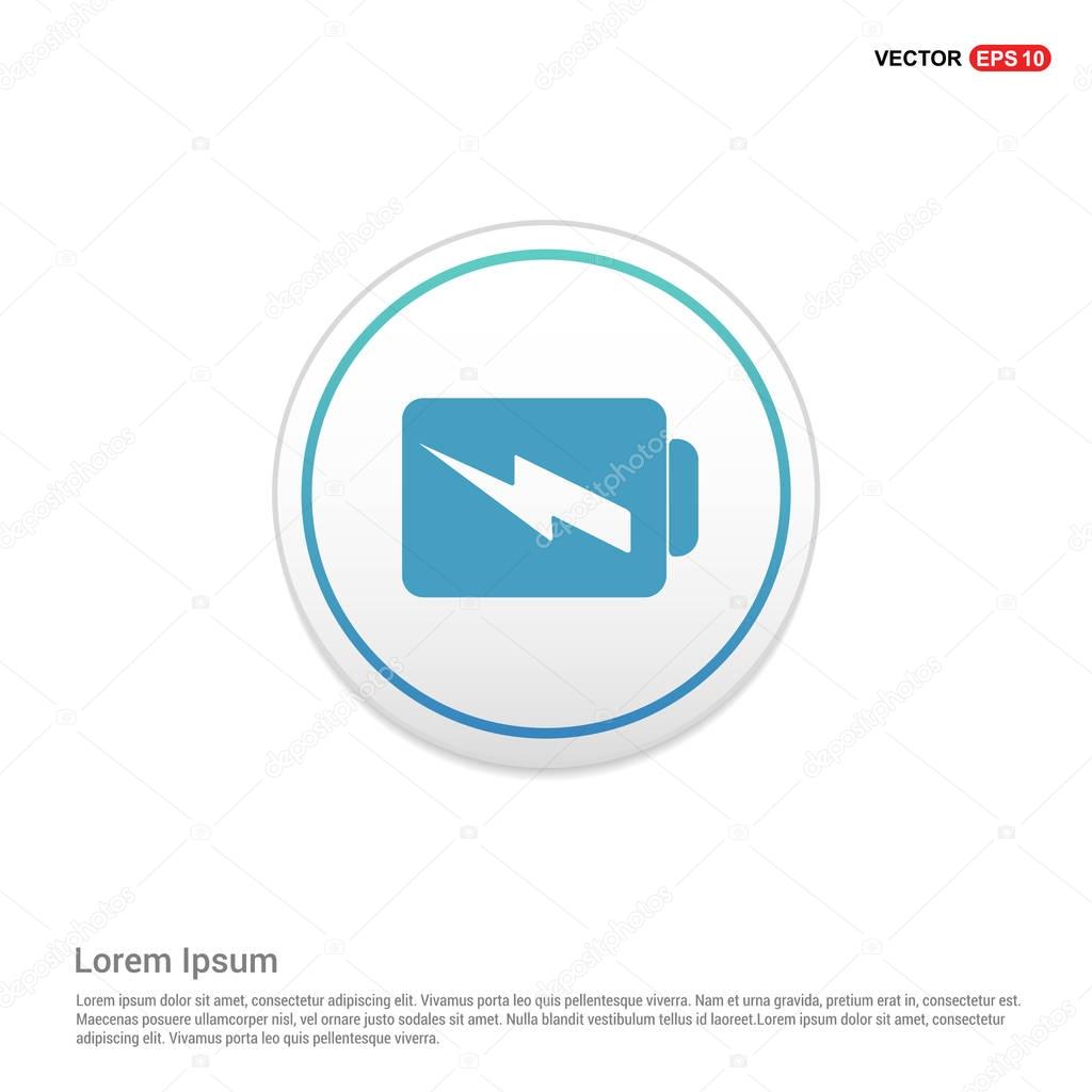Battery charge icon. vector illustration