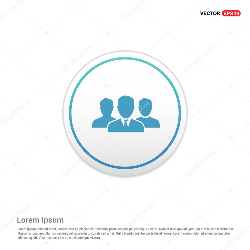 Group of people icon. vector illustration