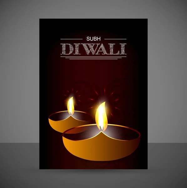 Icône de design du festival diwali — Image vectorielle