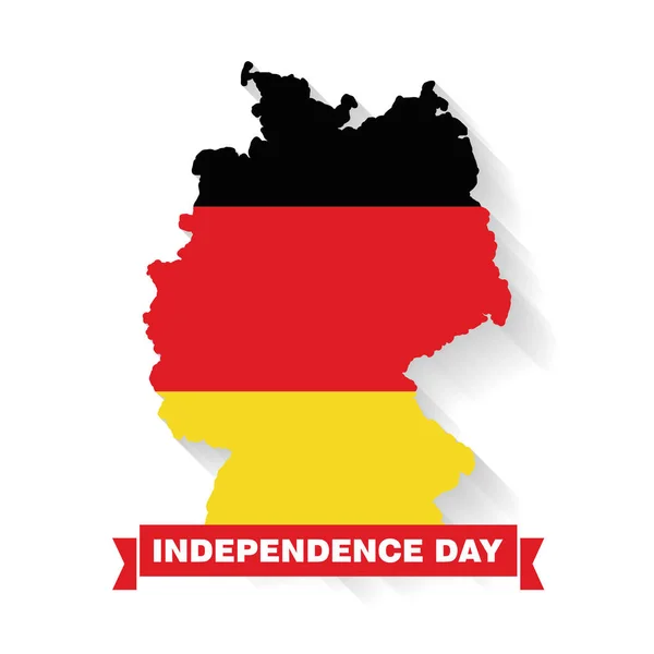Tyskland Independence Day card — Stock vektor