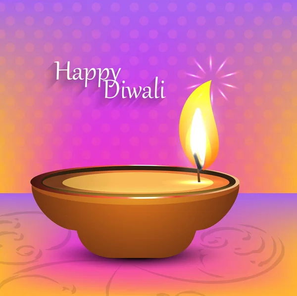 Icône de design du festival diwali — Image vectorielle