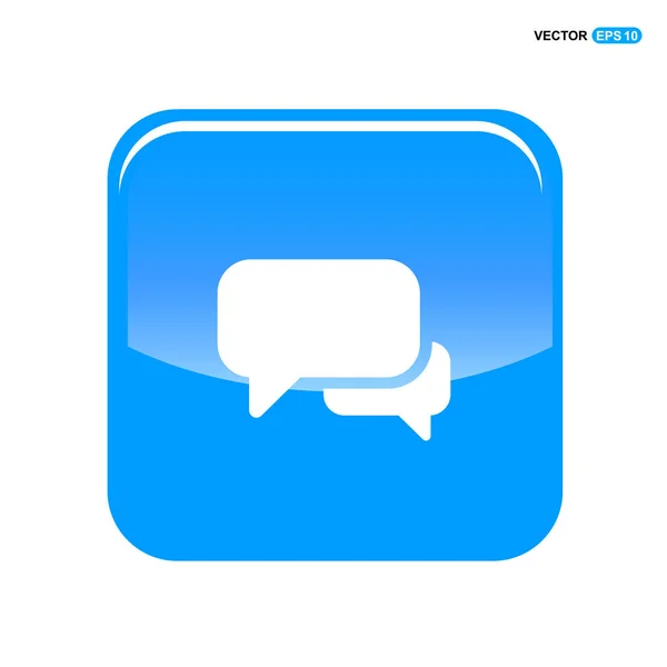 Значок "Chat Speech bubbles" — стоковый вектор