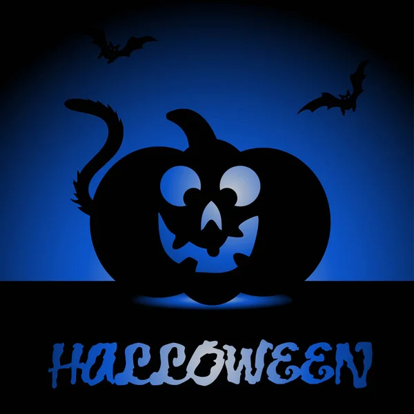 Halloween pompoen pictogram — Stockvector