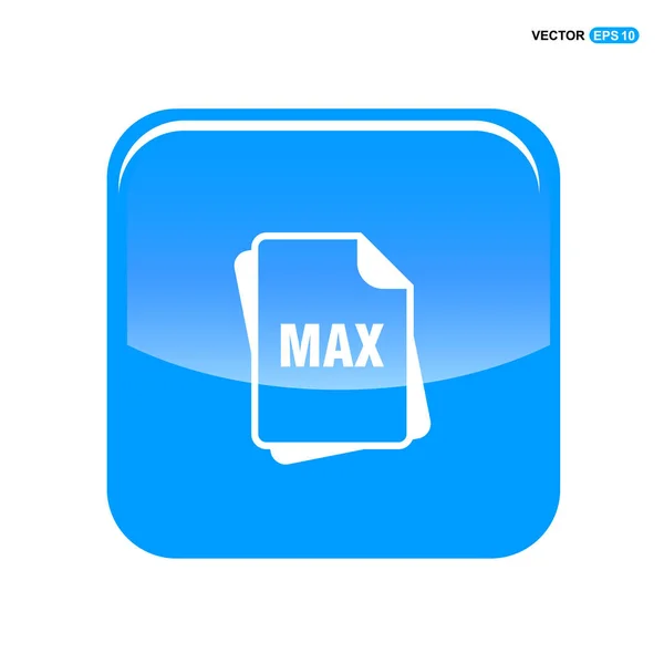 Max-Dateiformat-Symbol — Stockvektor