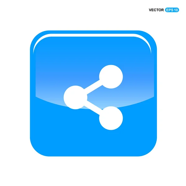 Icono de molécula web — Archivo Imágenes Vectoriales