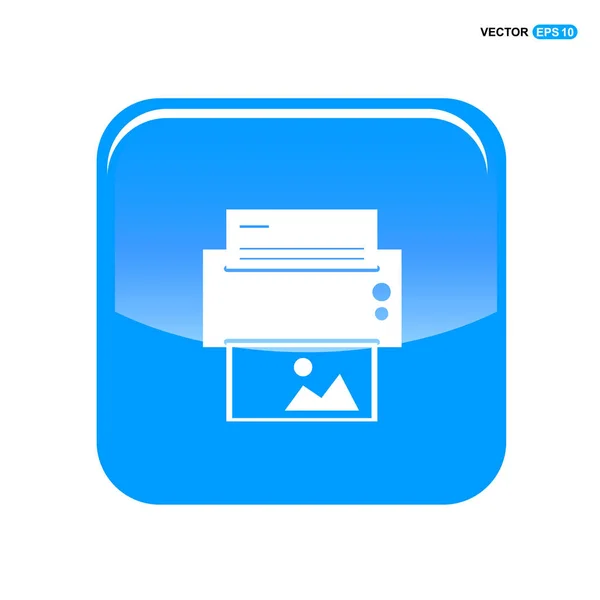 Het pictogram van de printer van Office — Stockvector