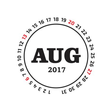 2017 Takvim ay