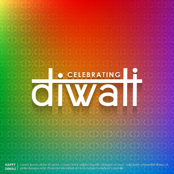 Design-Ikone des Diwali-Festivals — Stockvektor