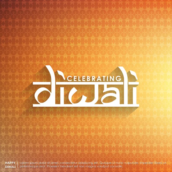Design-Ikone des Diwali-Festivals — Stockvektor