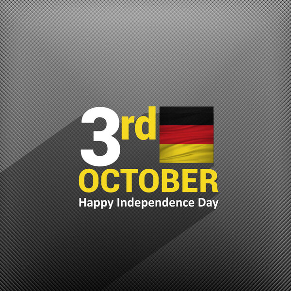 Germany Independence Day card — Stock Vector