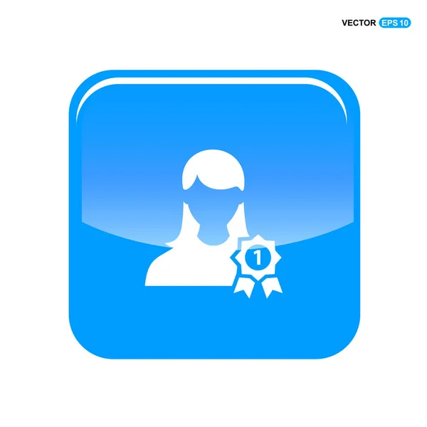 Favorite user icon — Stock Vector