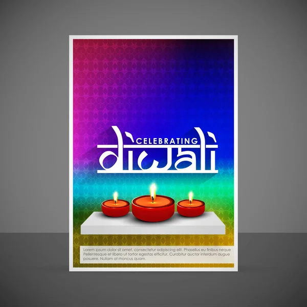 Design ikon diwali fesztivál — Stock Vector