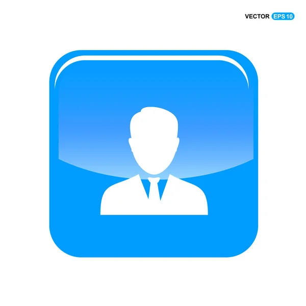 Empresário avatar ícone — Vetor de Stock