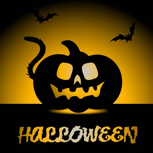 Icona di zucca di Halloween — Vettoriale Stock