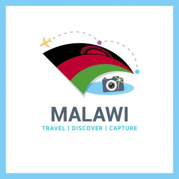 Логотип національного прапора Малаві — стоковий вектор