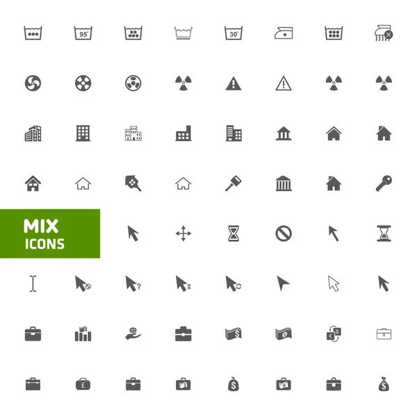 Set van universele iconen — Stockvector
