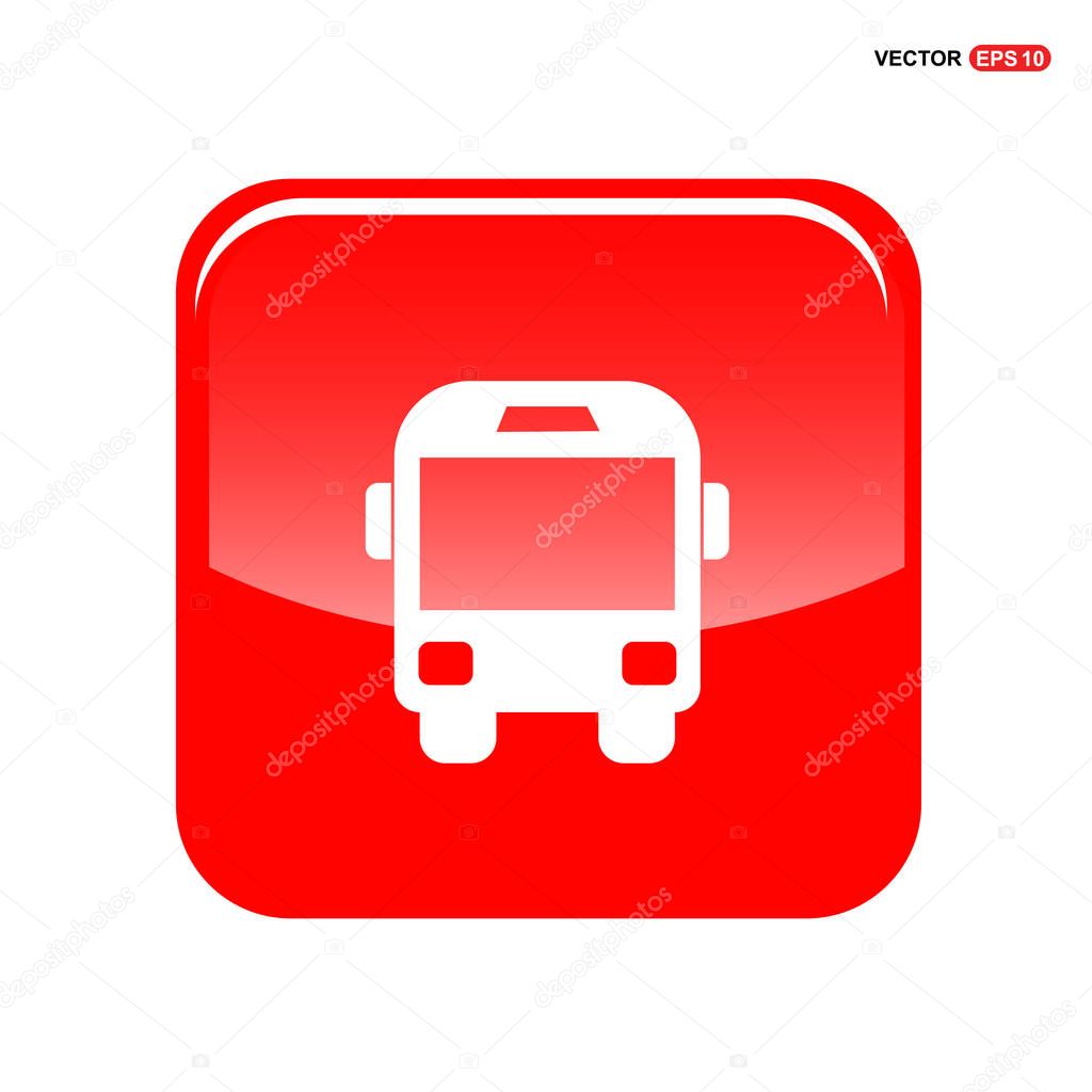 Passenger bus icon. vector illustration