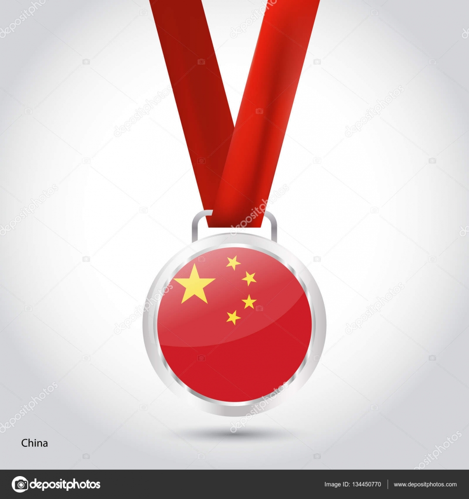 銀メダルの中国の国旗 ストックベクター C Ibrandify 134450770 銀メダルの中国の国旗 ストックベクター C Ibrandify 134450770