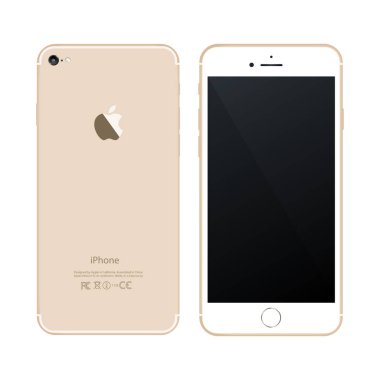 iPhone mockup ön, yan ve arka