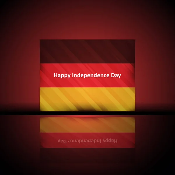 Alemania Tarjeta del Día de la Independencia — Archivo Imágenes Vectoriales