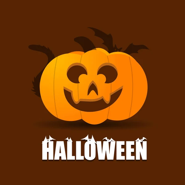 Icono de la calabaza de Halloween — Vector de stock