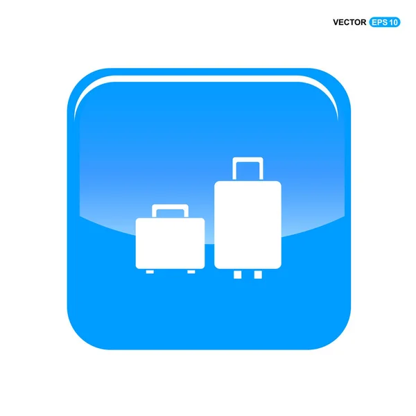 Icono de bolsas de viaje — Vector de stock