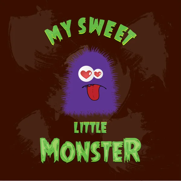 Mi pequeño Monstruo — Vector de stock